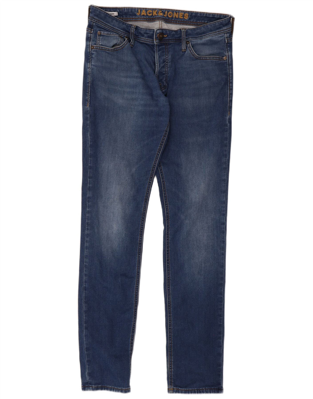 Damskie jeansy Jack & Jones GLENN Slim W34 L34 Niebieska bawełna