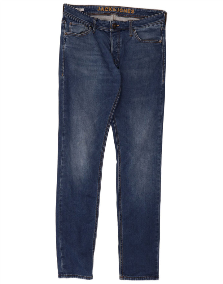 Damskie jeansy Jack & Jones GLENN Slim W34 L34 Niebieska bawełna
