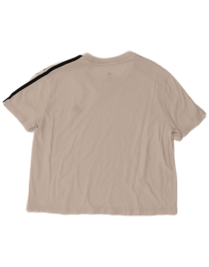 Damska koszulka Adidas Crop Top UK 12/14 Średnia biel