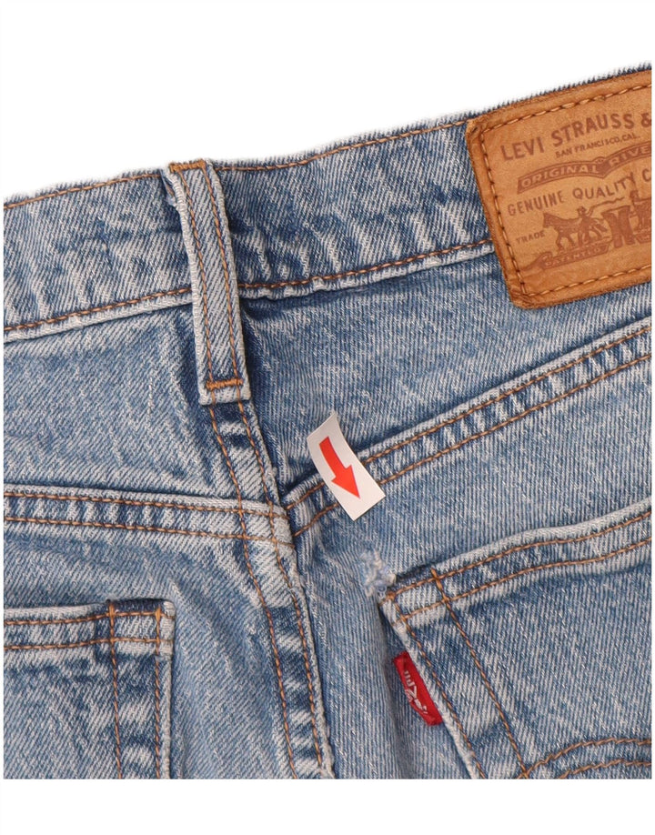 Damskie dżinsy Levi's Wedgie Straight W25 L28 Niebieska bawełna