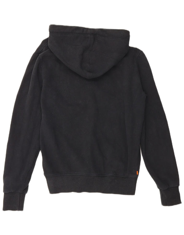 Męski sweter z kapturem Superdry z grafiką, średniej wielkości, czarny, bawełniany