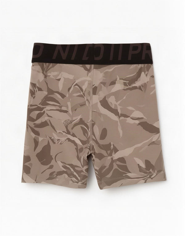 Damskie spodenki sportowe Nike Dri Fit Graphic UK 14, duże, szare w kwiaty