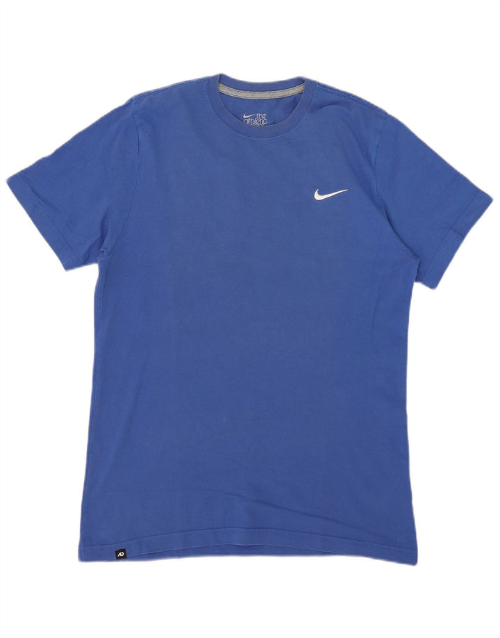 T-shirt damski Nike o standardowym kroju, średni niebieski, bawełniany