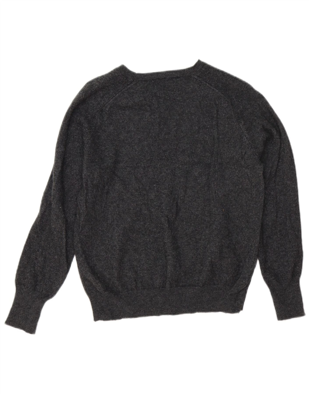 Sweter damski Zara z dekoltem w łódkę, UK 12, średnioszary, wełniany