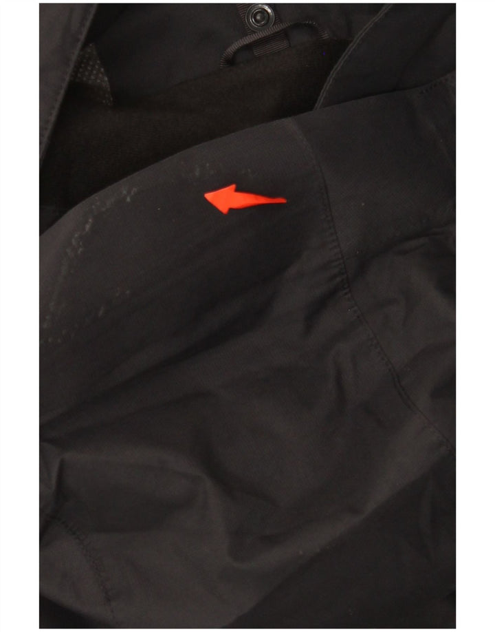 Męska kurtka przeciwdeszczowa z kapturem THE NORTH FACE UK 40, duża, czarna, poliestrowa