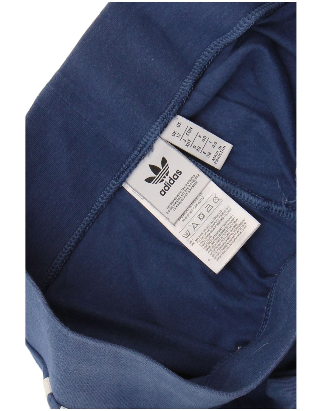 Legginsy damskie ADIDAS UK 12 Średni granatowy, bawełniany