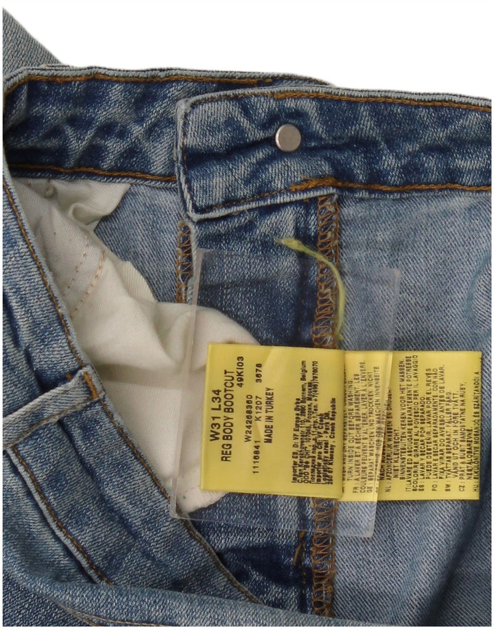 Damskie jeansy Wrangler Skinny W31 L30 Niebieskie bawełniane