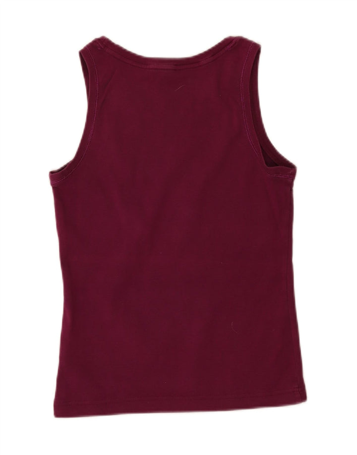 NIKE Womens Vest Top UK 10 Small Purple Cotton Vintage Nike and Second-Hand Nike from Messina Hembry 