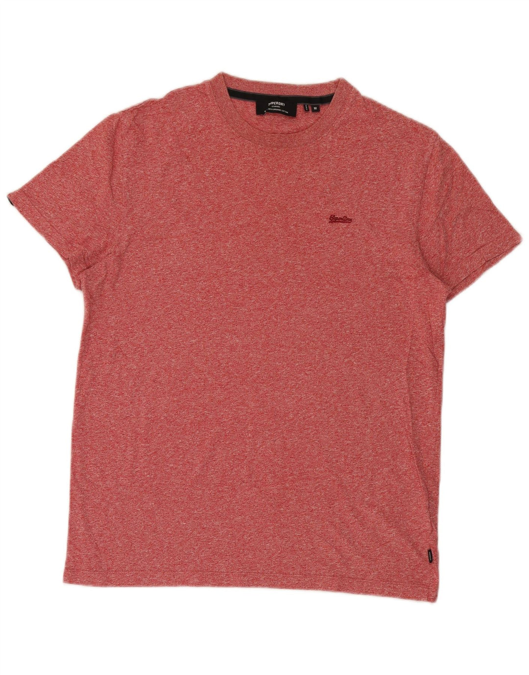 T-shirt męski Superdry, bawełniany, średni, czerwony, w cętki