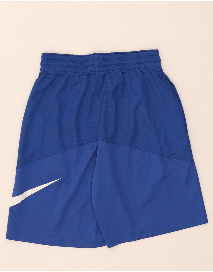 Męskie spodenki sportowe Nike Dri Fit Graphic, małe, niebieskie, poliestrowe