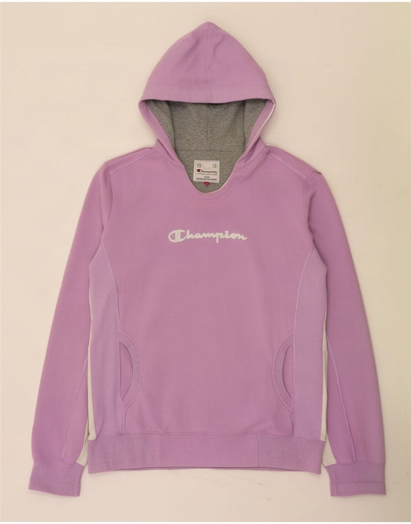 Bluza z kapturem Champion Womens Heritage Classics UK 18 XL Fioletowy blok kolorów