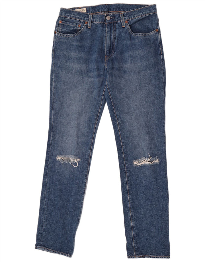 Damskie jeansy Levi's 511 w trudnej sytuacji W31 L32 Niebieska bawełna