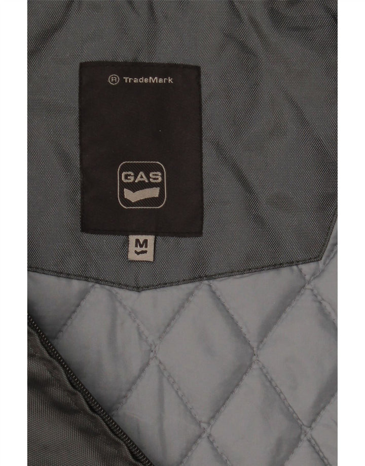 Męska kurtka wiatrówka z kapturem GAS UK 38 Medium Grey