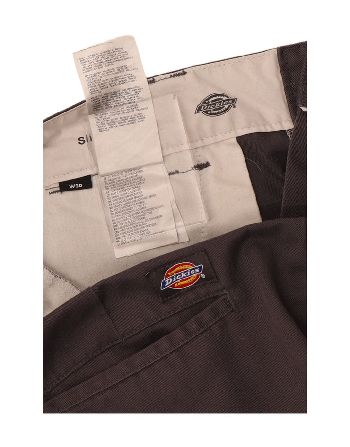 Męskie spodenki chino DICKIES Slim Fit W30 Średnioszara bawełna