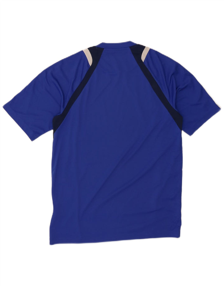 ADIDAS Mens Climacool Graphic T-Shirt Top Medium Blue Colourblock