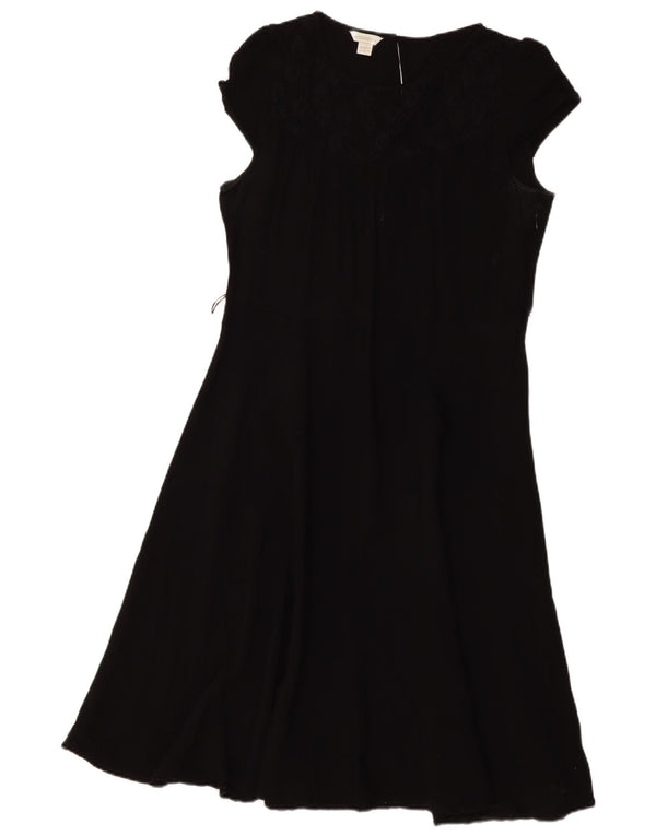 Damska sukienka o linii A MONSOON UK 18 XL, czarna bawełna