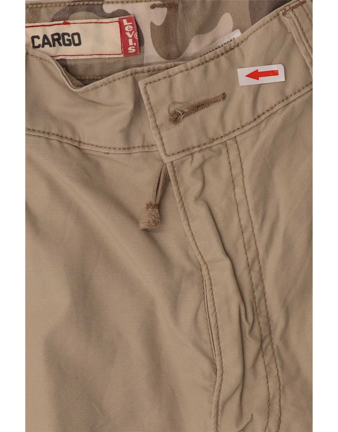 Męskie spodenki cargo Levi's Medium W32, bawełna khaki