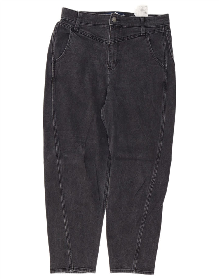 HOLLISTER Damskie jeansy Mom Jean z wysokim stanem, zwężane US 9 Medium W29 L24 szare