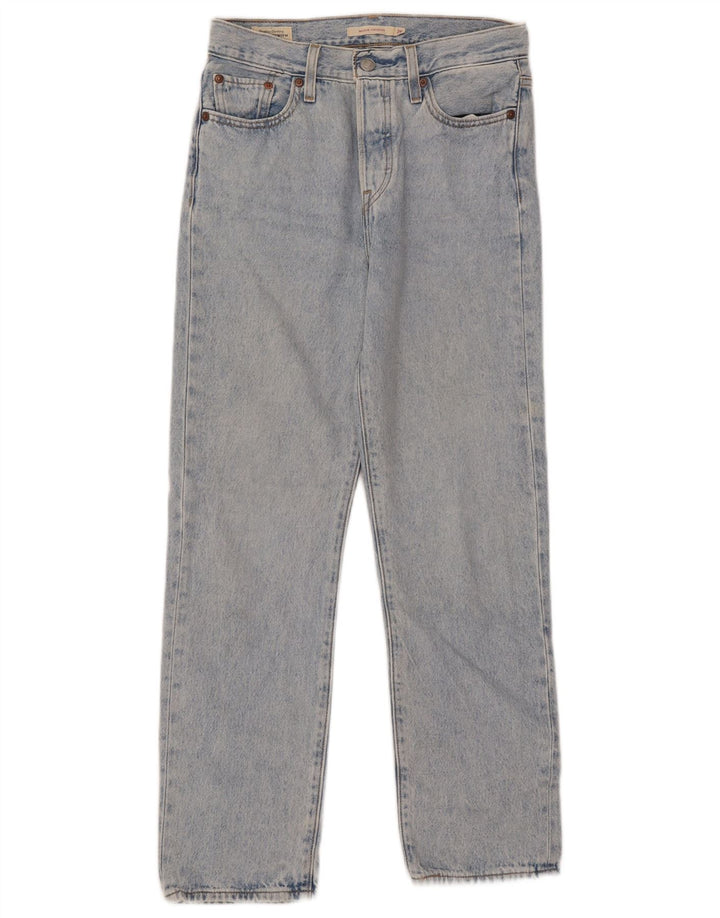 Damskie jeansy Levi's Wedgie Straight W26 L28 Niebieskie bawełniane