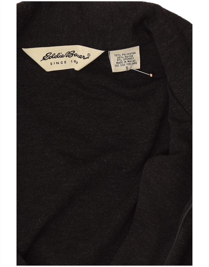 EDDIE BAUER Damska sukienka maxi z długim rękawem, oversize UK 10, mała, szara