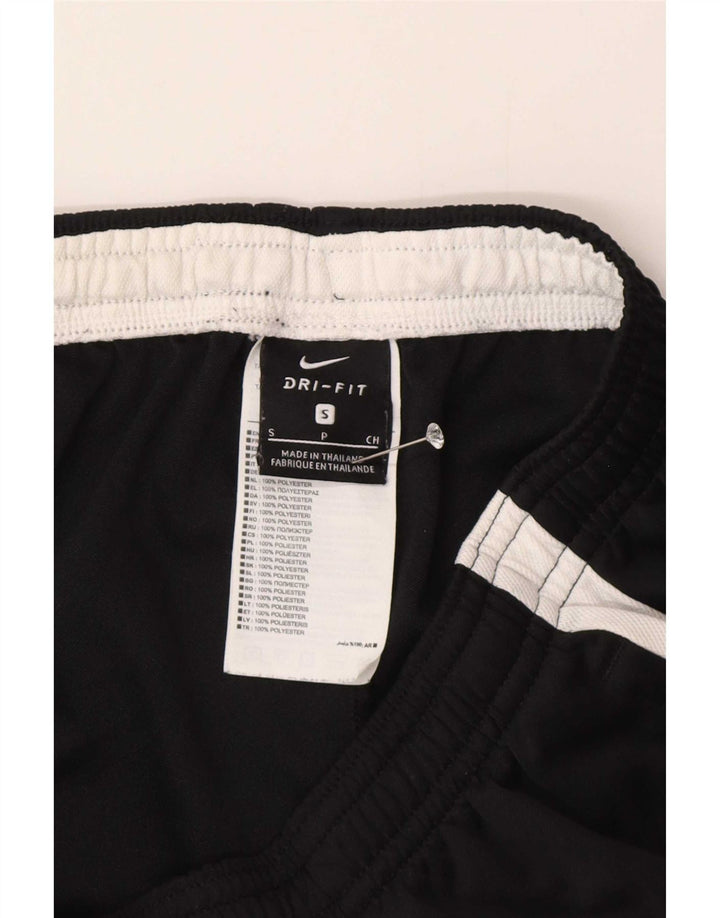 Męskie spodnie dresowe Nike Dri Fit, mały, czarny poliester z blokami kolorów