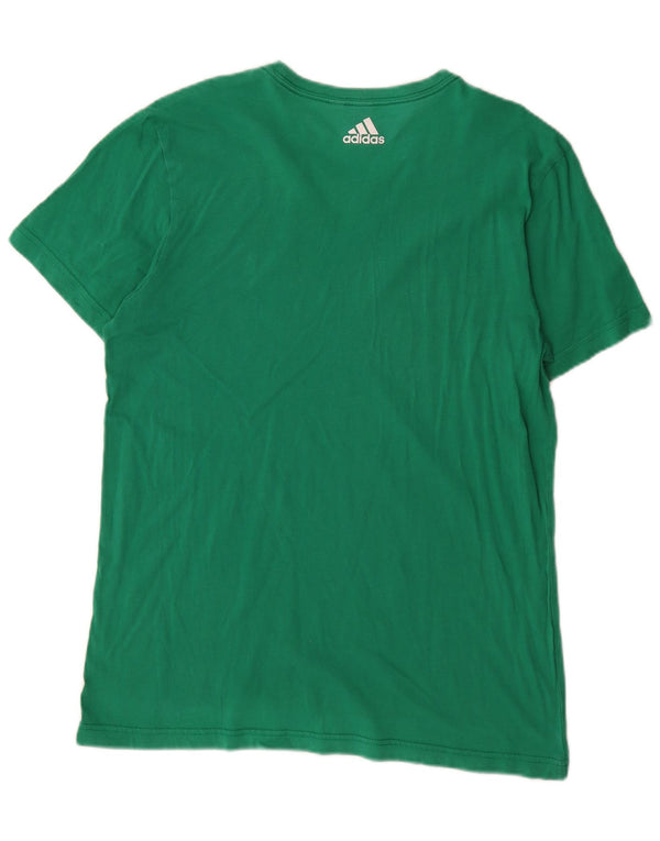 Męska koszulka graficzna Adidas Top Medium Green