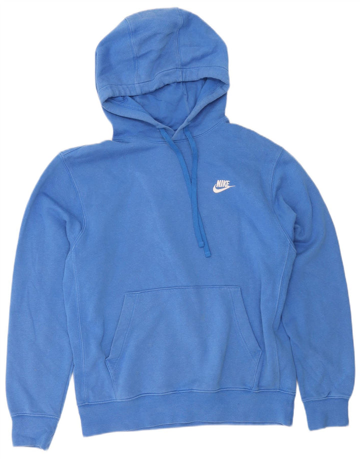 Męska bluza z kapturem Nike, średnia niebieska, bawełniana