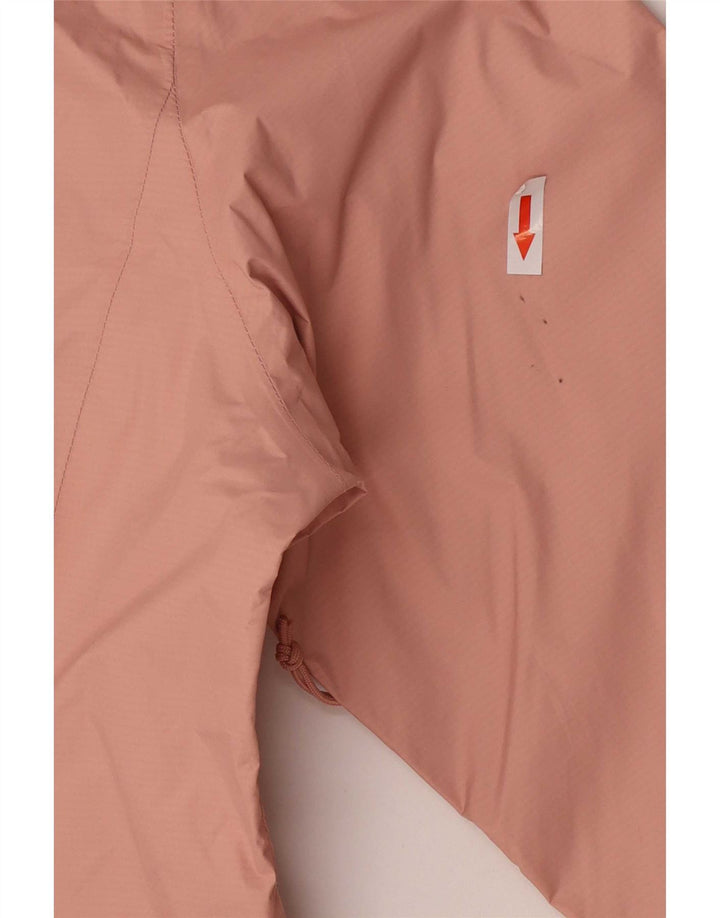 Damska kurtka przeciwdeszczowa z kapturem The North Face UK 14, średni różowy nylon
