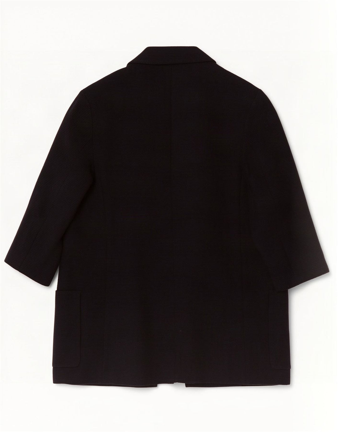 Damska marynarka Zara Oversize z rękawami 3/4 i otwartymi, UK 10, mała, granatowa