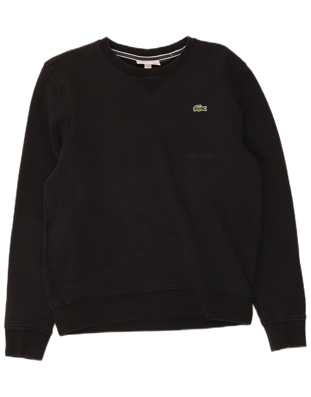 Damska bluza Lacoste o regularnym kroju, rozmiar 3, mała, czarna, bawełniana