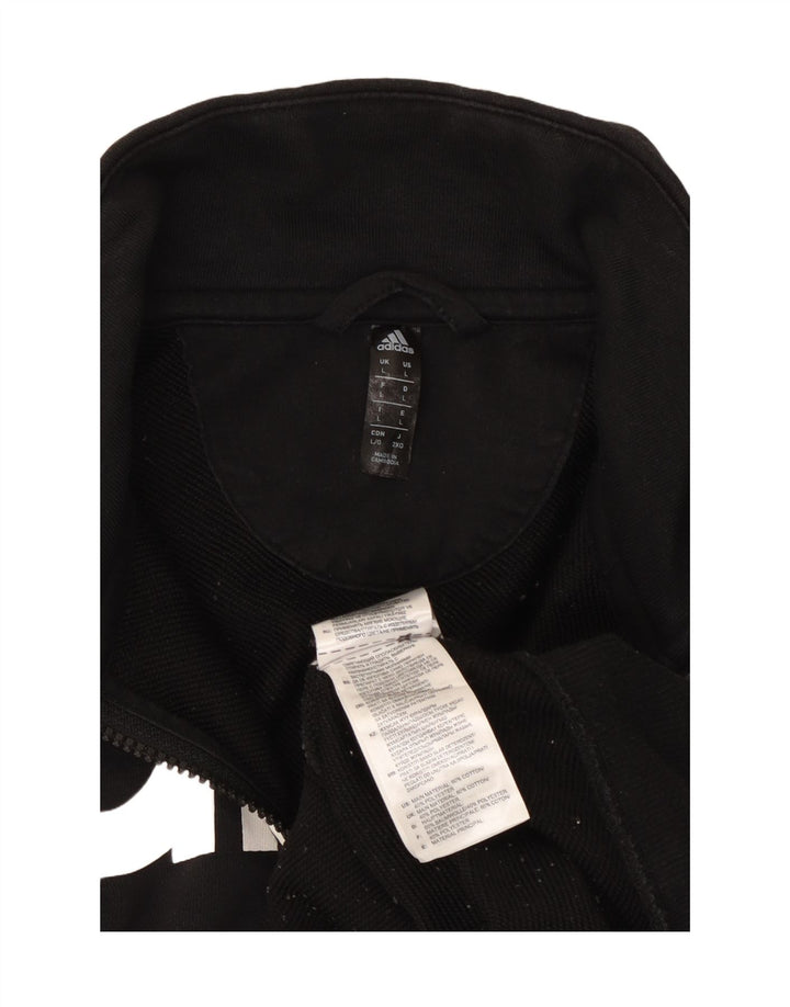 Męska bluza dresowa ADIDAS z grafiką, duża, czarna, bawełniana