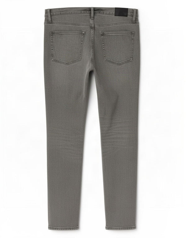 Damskie jeansy skinny Gap z wysokim stanem W34 L32, szara bawełna