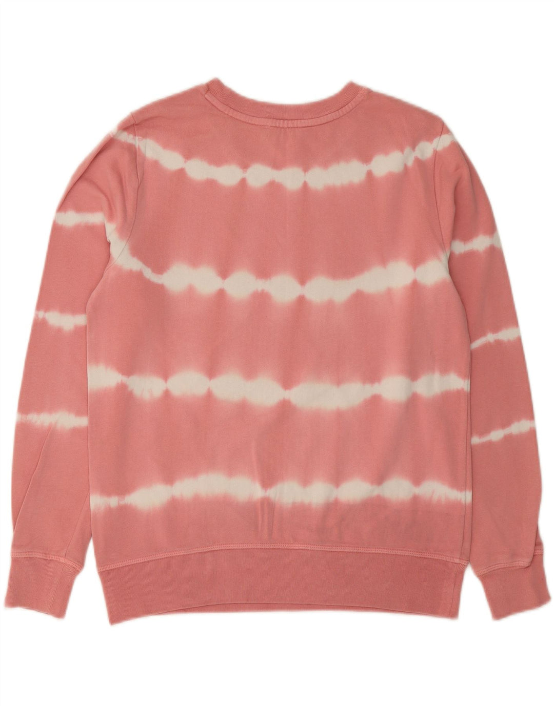 MARKS & SPENCER Womens Sweatshirt Jumper UK 10 Small Pink Tie Dye Vintage Marks & Spencer and Second-Hand Marks & Spencer from Messina Hembry 