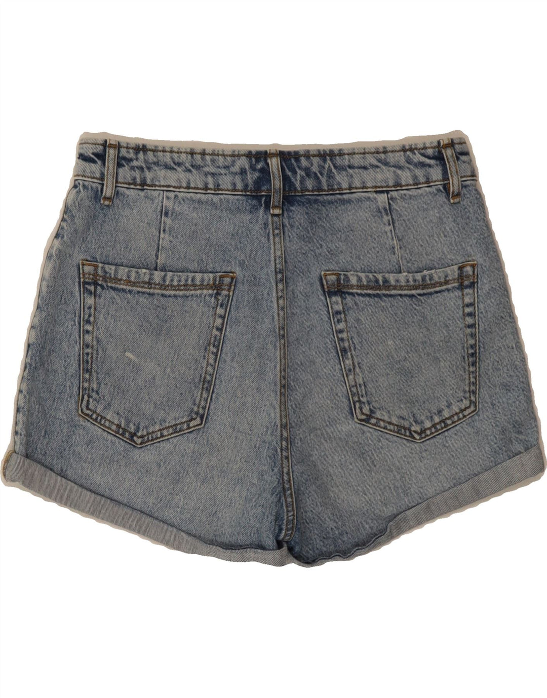ZARA Womens Denim Shorts EU 36 Small W26 Blue Cotton Vintage Zara and Second-Hand Zara from Messina Hembry 