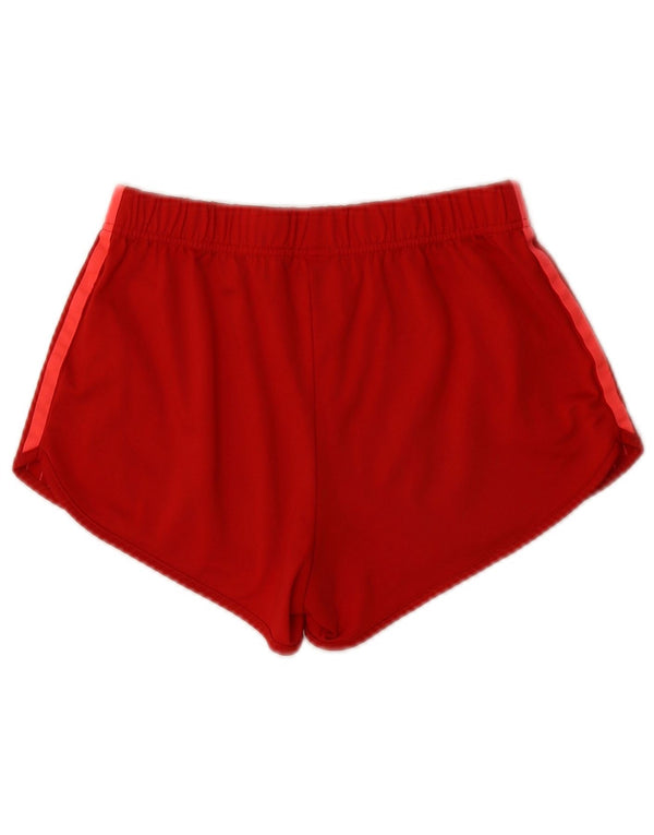 Damskie spodenki sportowe Adidas UK 4 XS Burgundowy poliester
