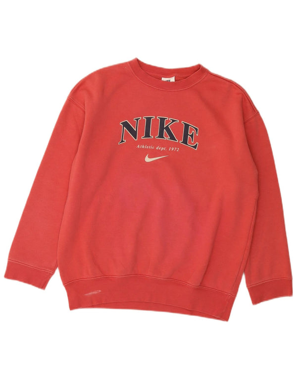 Bluza dziewczęca Nike z grafiką, 10-11 lat, średnia, różowa, bawełniana