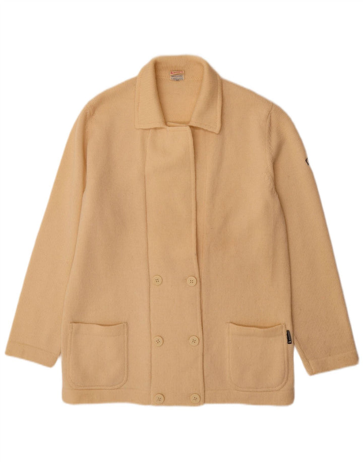 Damski sweter kardigan Skipper IT 50 XL Żółta wełna