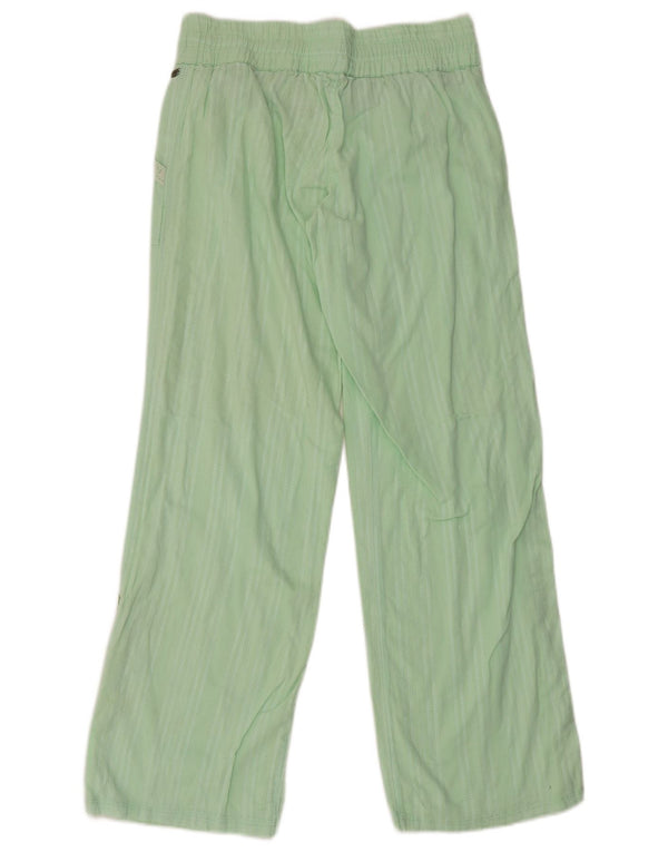 Damskie proste spodnie O'Neill US 10 Large W30 L31 Zielone paski