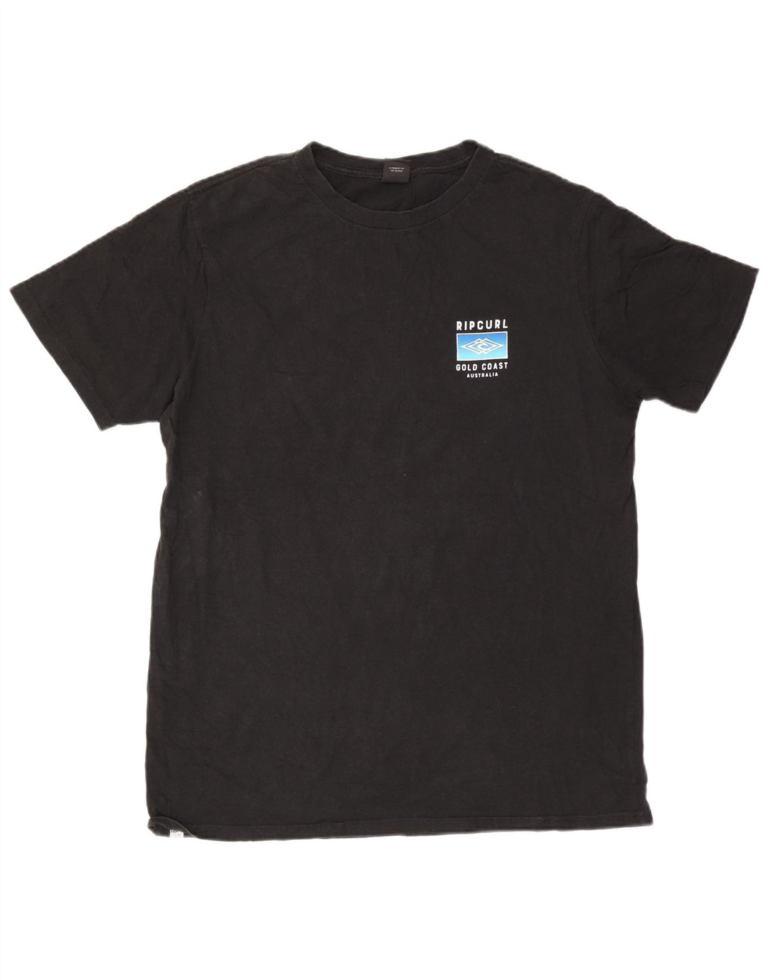 Męski T-shirt Rip Curl o swobodnym kroju, duży, czarny