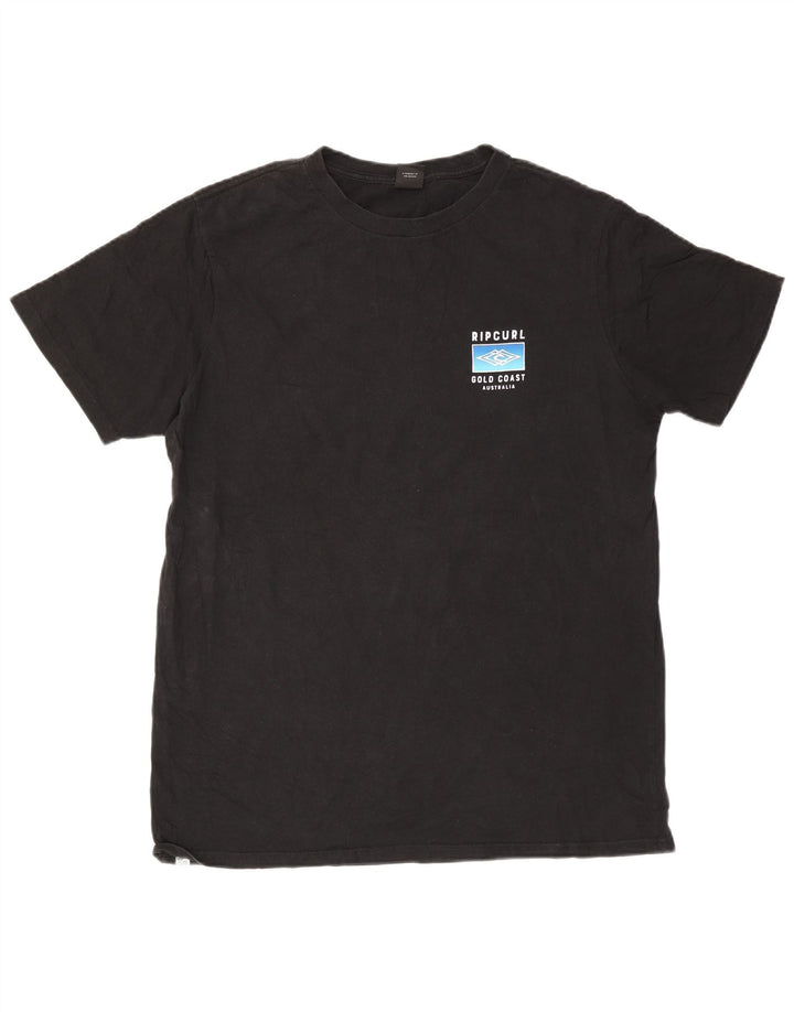 Męski T-shirt Rip Curl o swobodnym kroju, duży, czarny