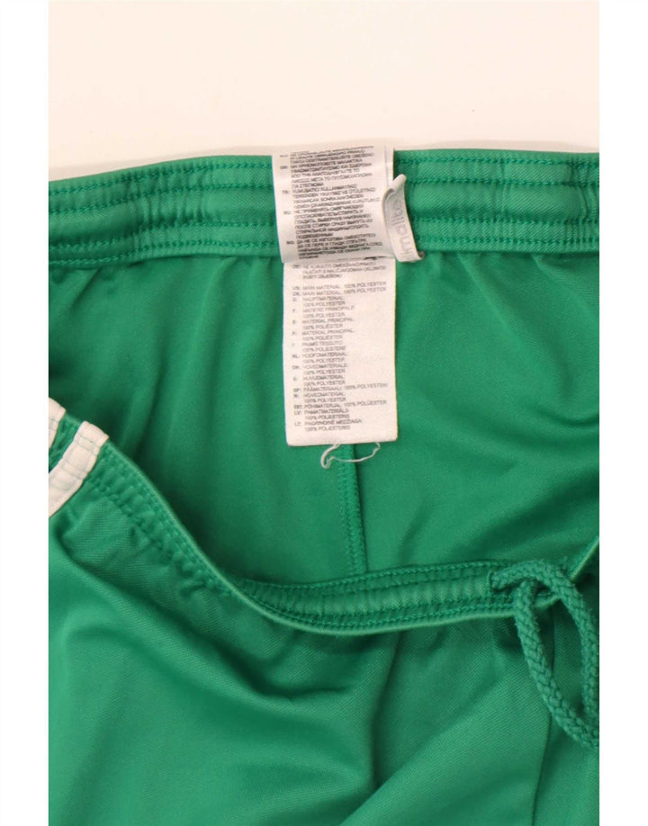 Męskie spodenki sportowe Adidas Climalite, średni zielony poliester
