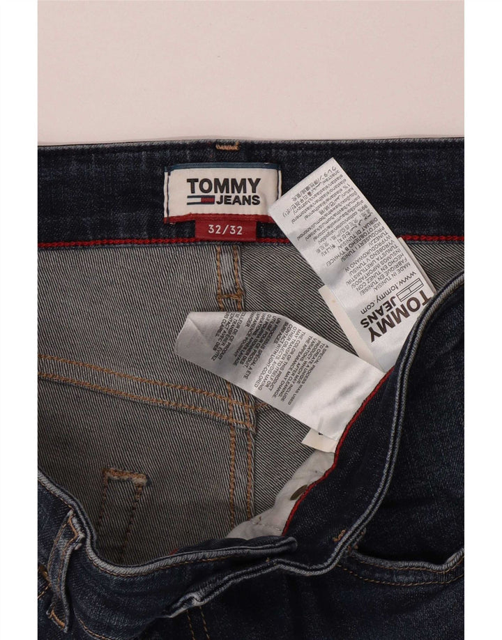 Męskie jeansy slim fit Tommy Hilfiger W32 L32 Niebieskie bawełniane