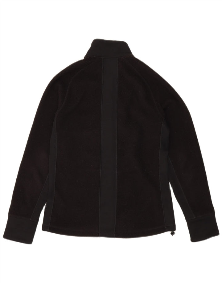 Damska kurtka polarowa ASICS UK 10, mała, czarna, z poliestru