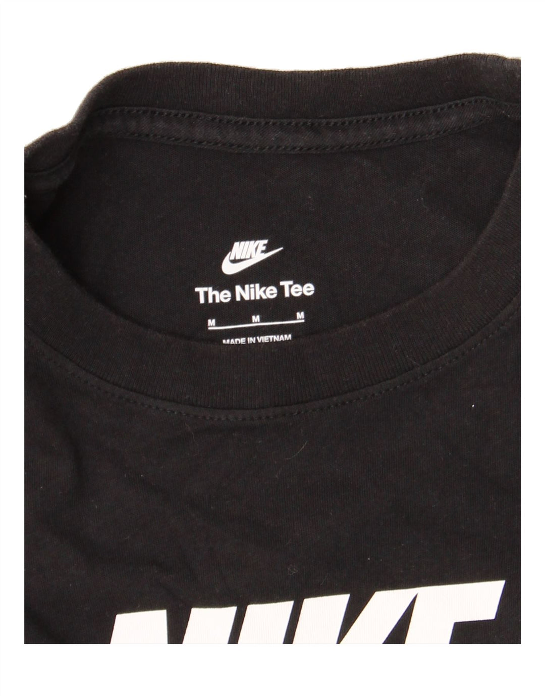 NIKE Womens Graphic T-Shirt Top UK 14 Medium Black Cotton Vintage Nike and Second-Hand Nike from Messina Hembry 