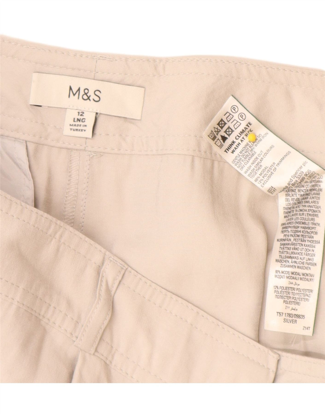 Spodnie damskie Marks & Spencer Joggers Cargo UK 12 Medium W30 L32 Szare