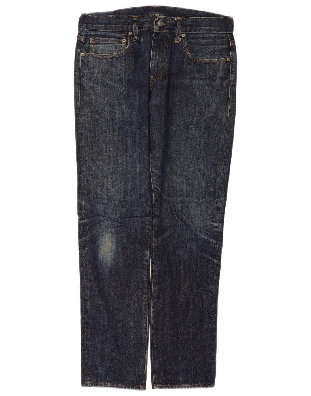 Jeansy męskie J. CREW 770 Straight W34 L30 Granatowe