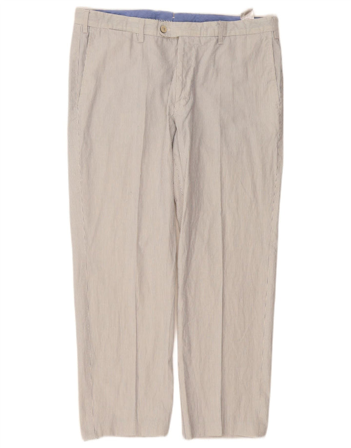 Spodnie męskie MASSIMO DUTTI EU 46 XL W36 L27 w białe paski