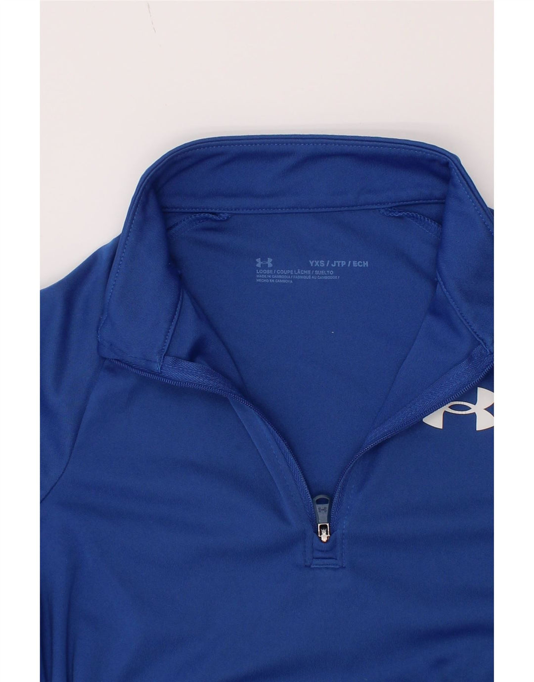 Chłopięcy dres Under Armour z zamkiem błyskawicznym i zamkiem błyskawicznym, 6-7 lat XS, niebieski