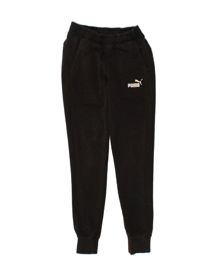 PUMA Mens Tracksuit Trousers Joggers Small Black Cotton Vintage Puma and Second-Hand Puma from Messina Hembry 