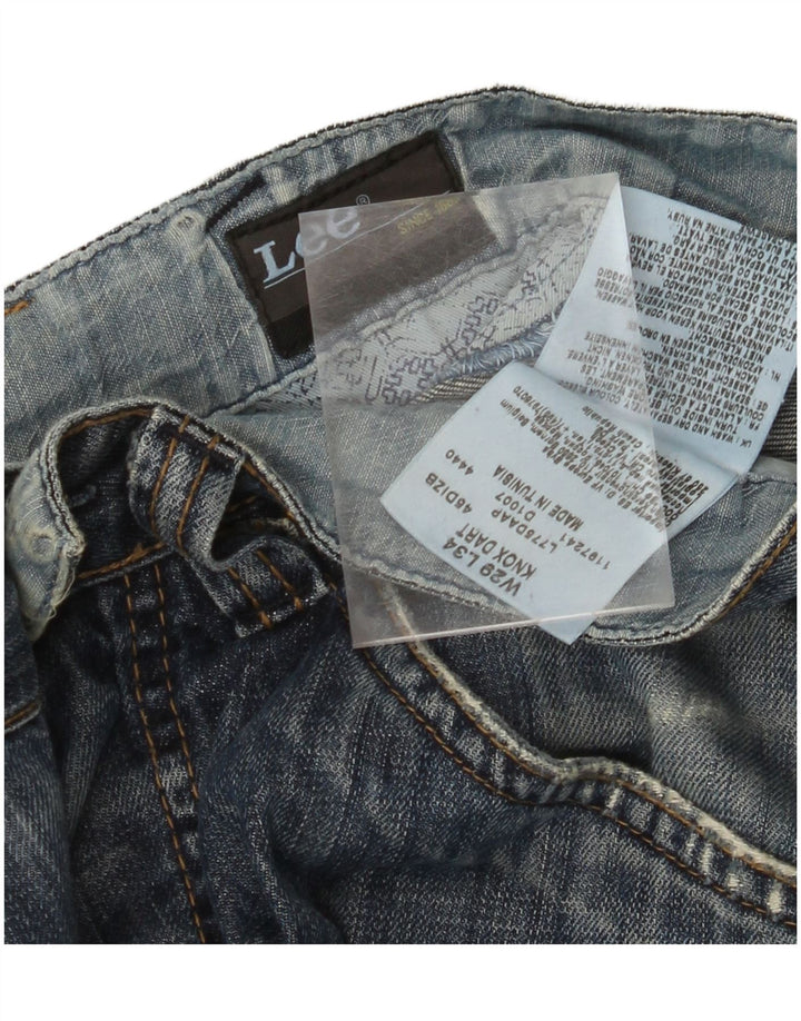 Damskie jeansy LEE Knox Dart Straight W29 L29 Niebieskie, bawełniane